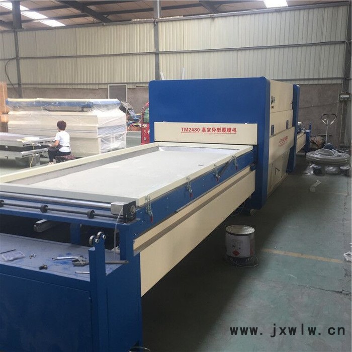 博陽(yáng) 全自動(dòng)雙工位真空覆膜機(jī) 吸塑移門(mén)單工位吸塑機(jī) 高精密不起皺貼膜機(jī)