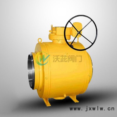 沃茈Q367F/Q61F 固定蝸輪式焊接球閥 地埋式焊接球閥 雙放散焊接球閥 廠家 上海閥門廠