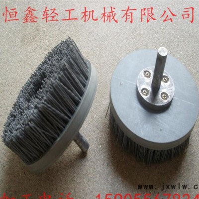 定制 豬鬃劍麻鋼絲清洗拋光修邊機(jī)械工業(yè)圓盤(pán)刷 杜邦絲毛刷盤(pán)
